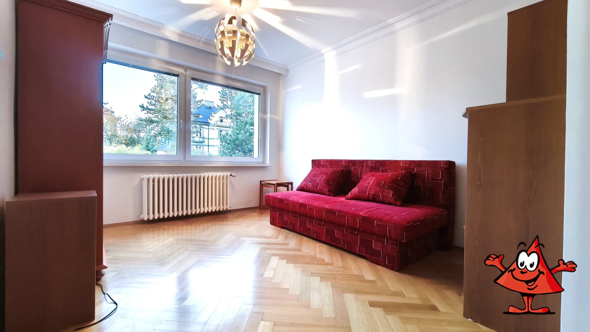 Pronájem bytu 5+1 v ulici Přádova, Praha 8 - ložni