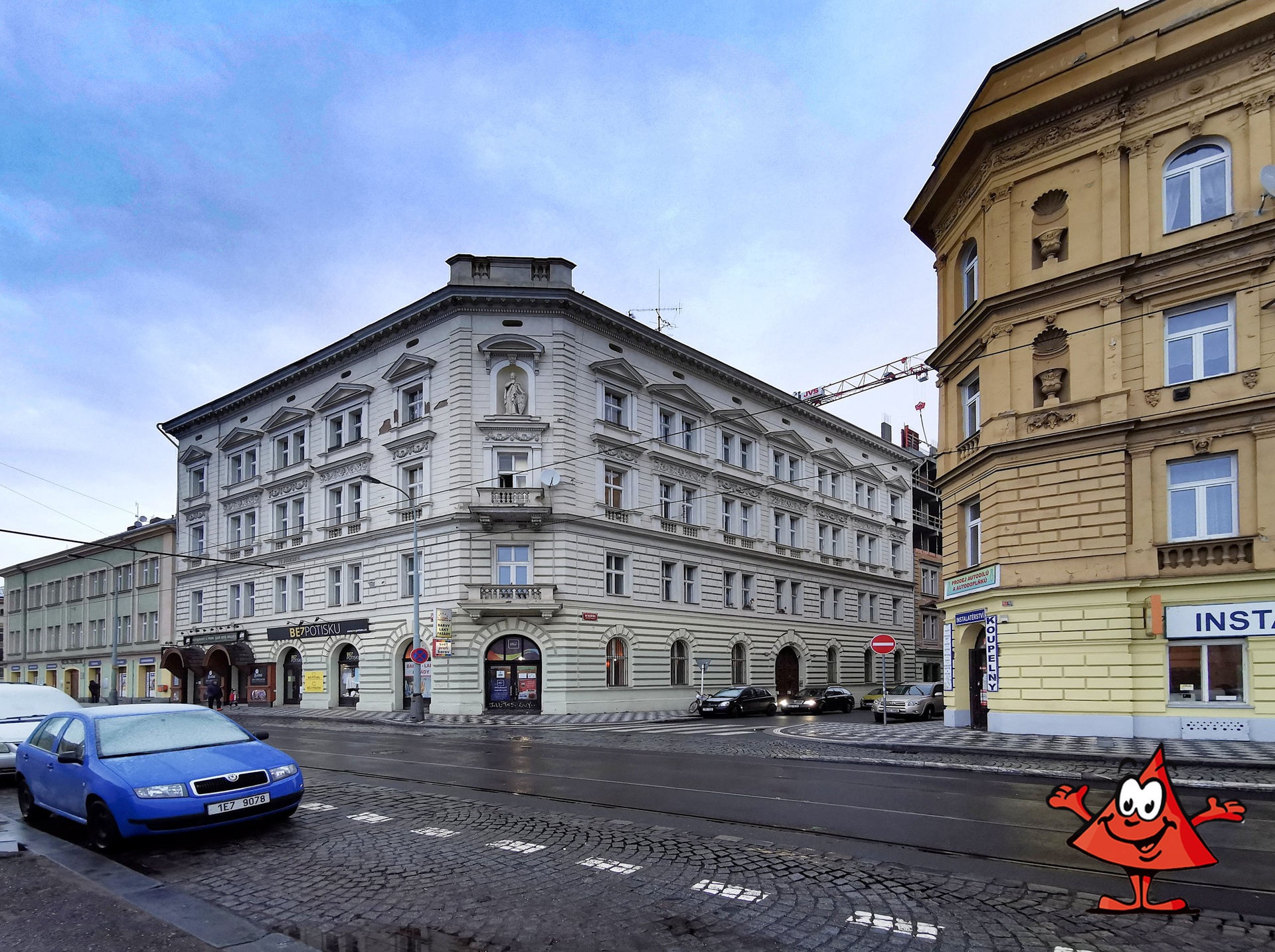 Pronájem bytu Smíchov Anděl_ulice