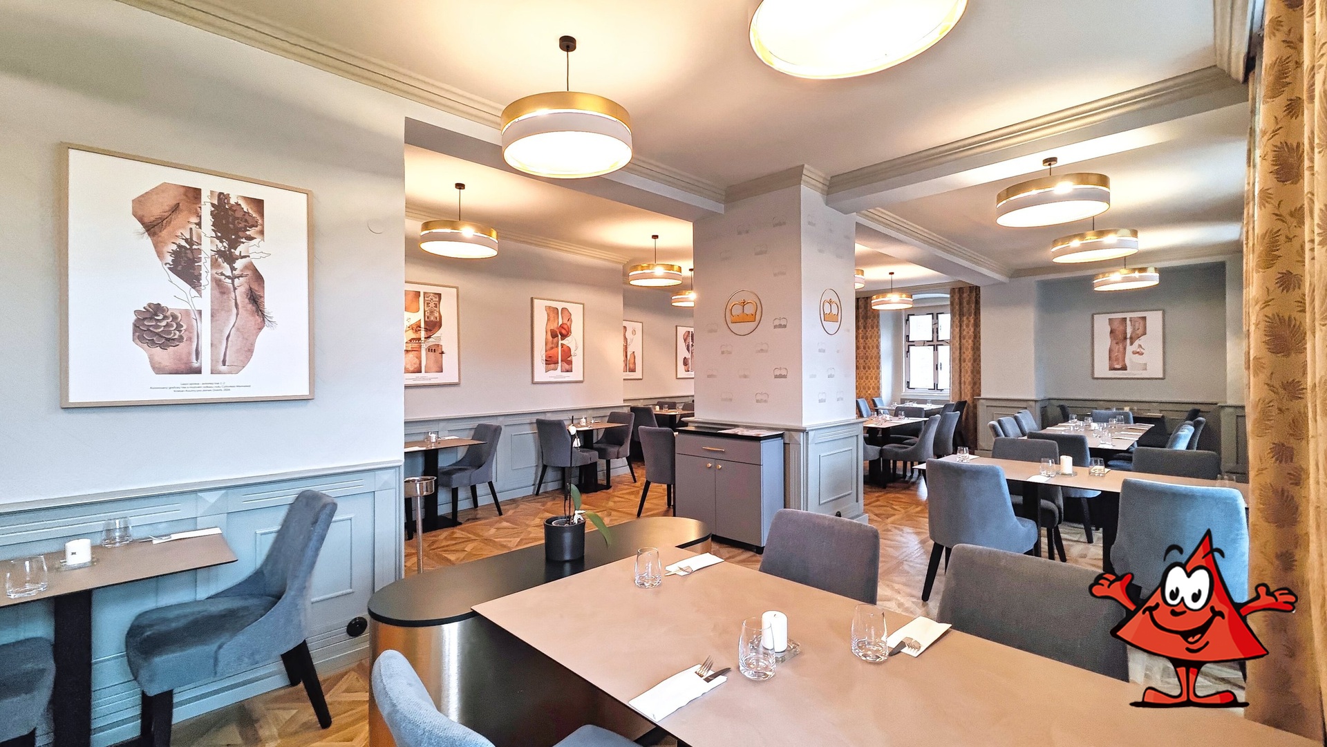 Pronájem zámecké restaurace zámku Dobříš - salonek