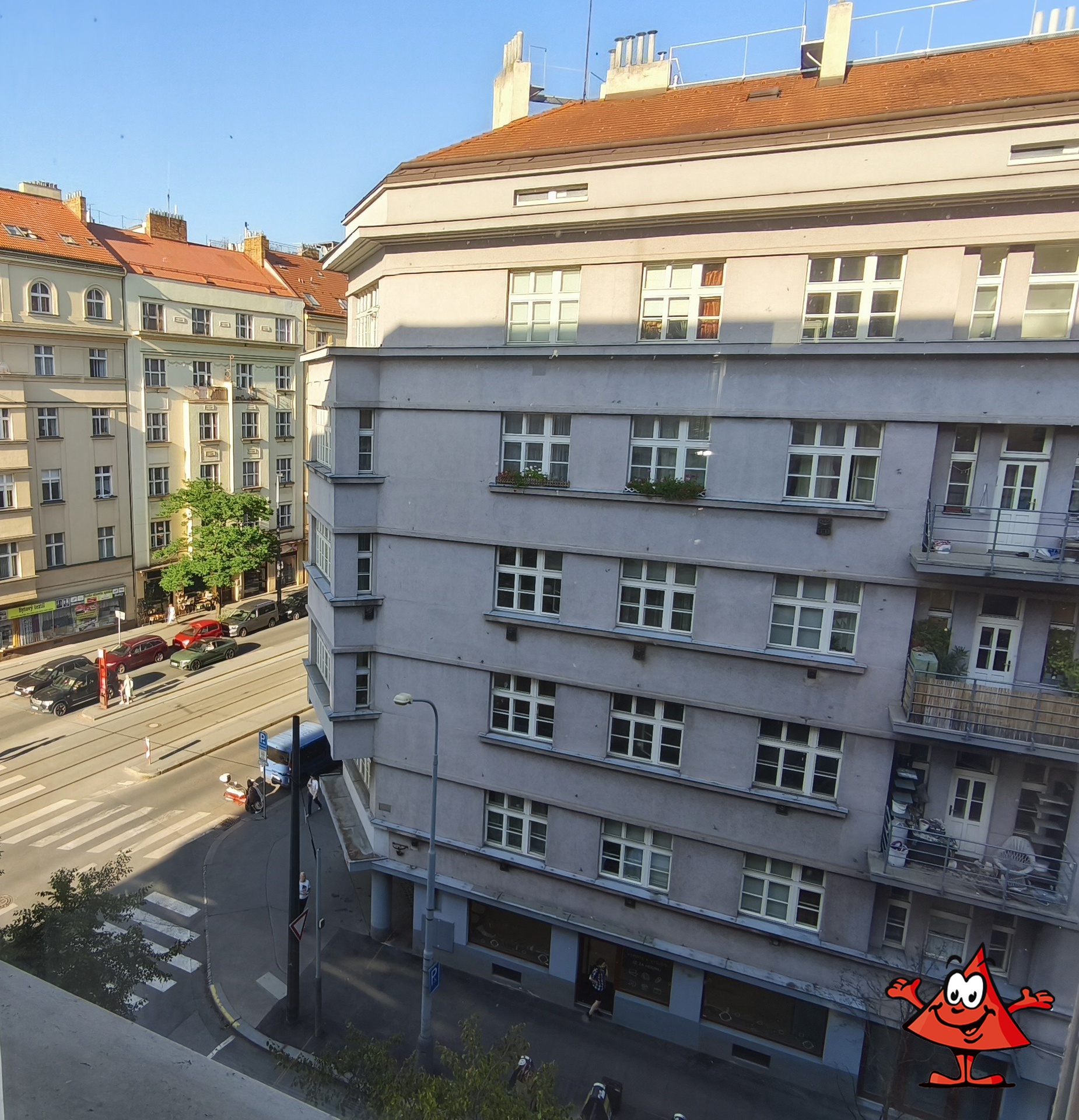 Pronájem kanceláří 5+1 Vinohradská, Flora, Praha 3 - výhled