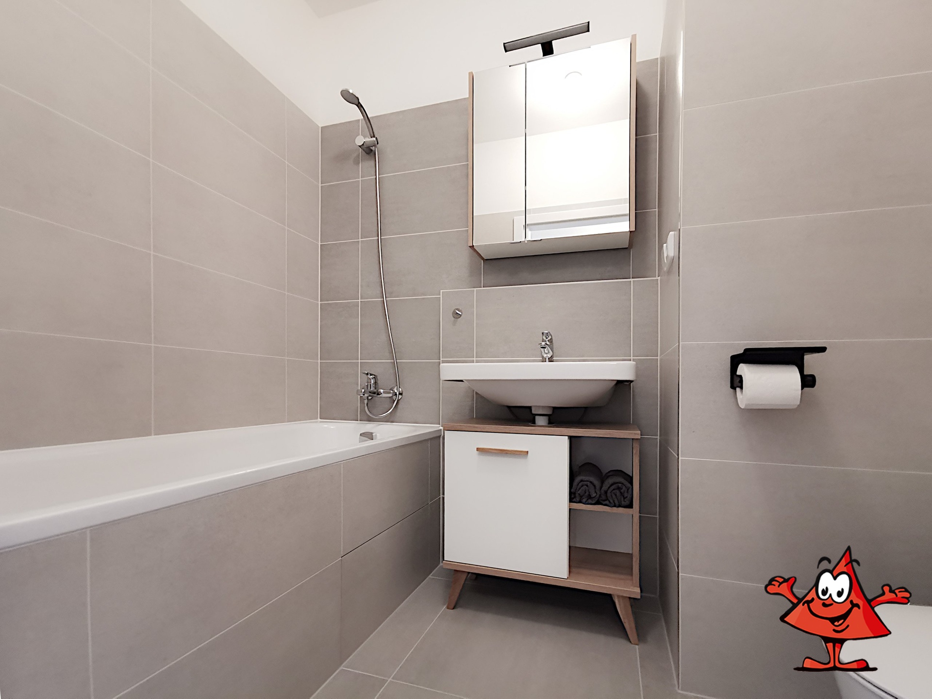 Pronájem bytu Praha 8 staré Ďáblice Křižanská - koupelna III