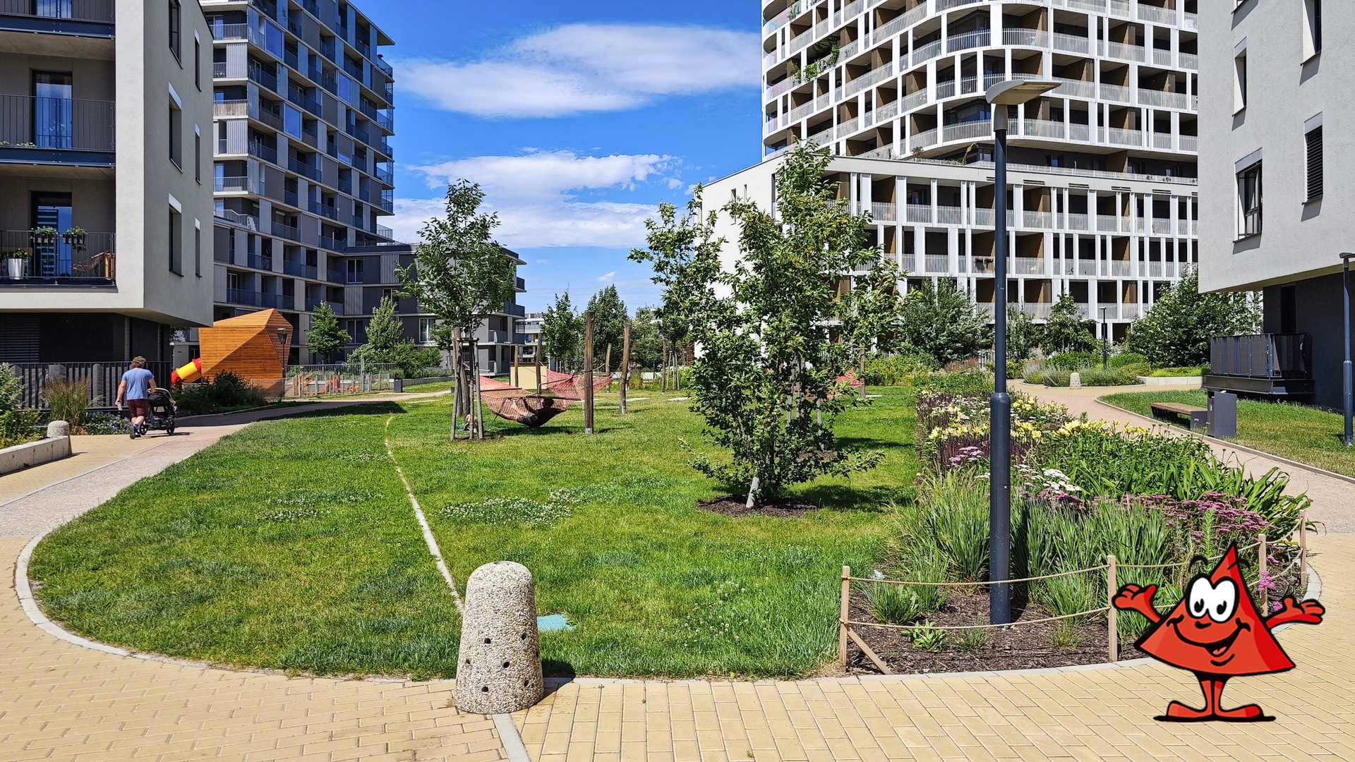Pronájem bytu 2+kk Praha 4 Zahálka - park