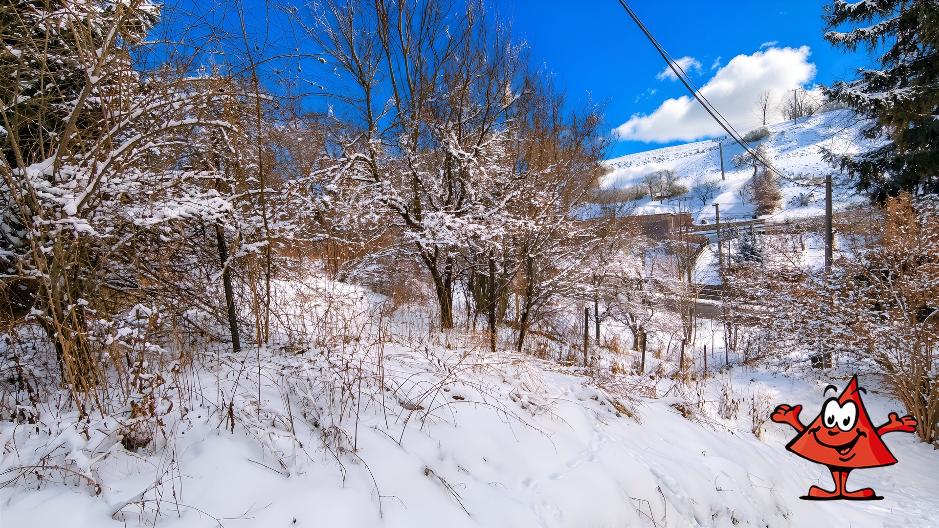 Parcela na prodej Volfartice - pohdled z kopce