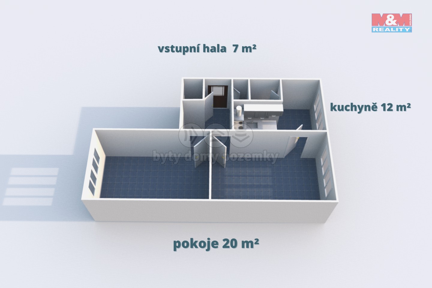 Prodej bytu 2+1, 65 m² Třeboň (okres Jindřichův Hradec), Třeboň II, Hliník, obrázek 12