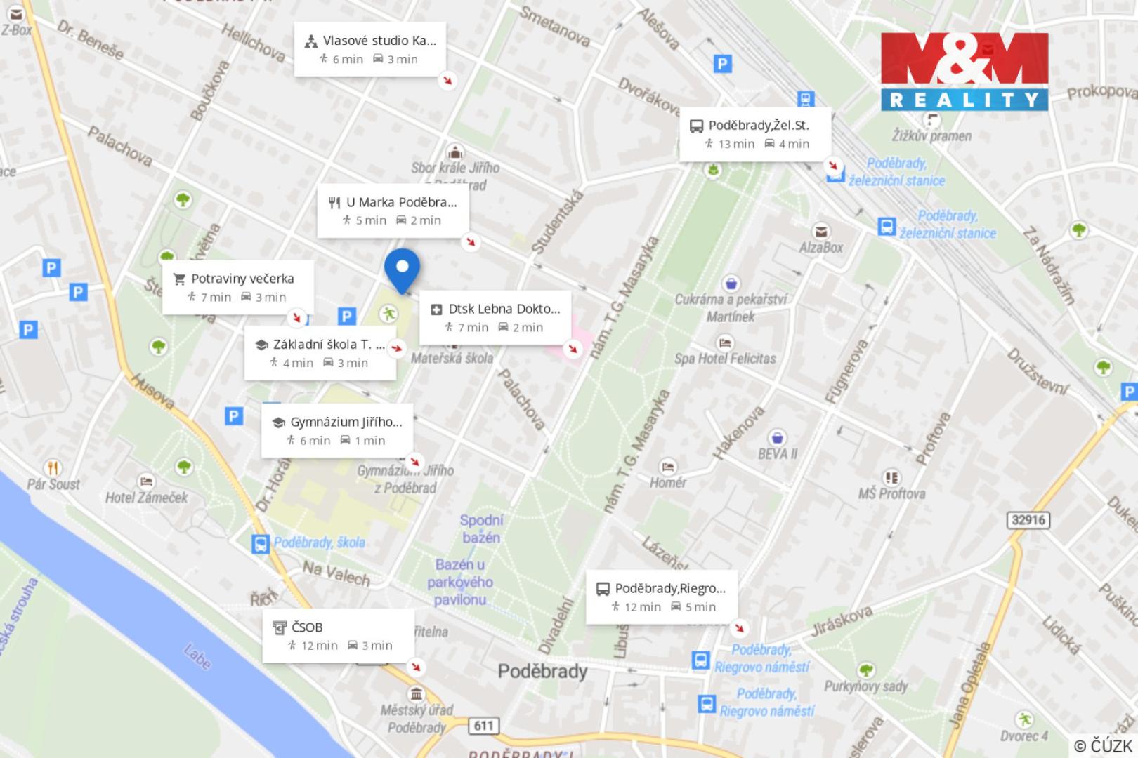 Pronájem bytu 3+1 Poděbrady 25 000 Kč za měsíc, foto 14