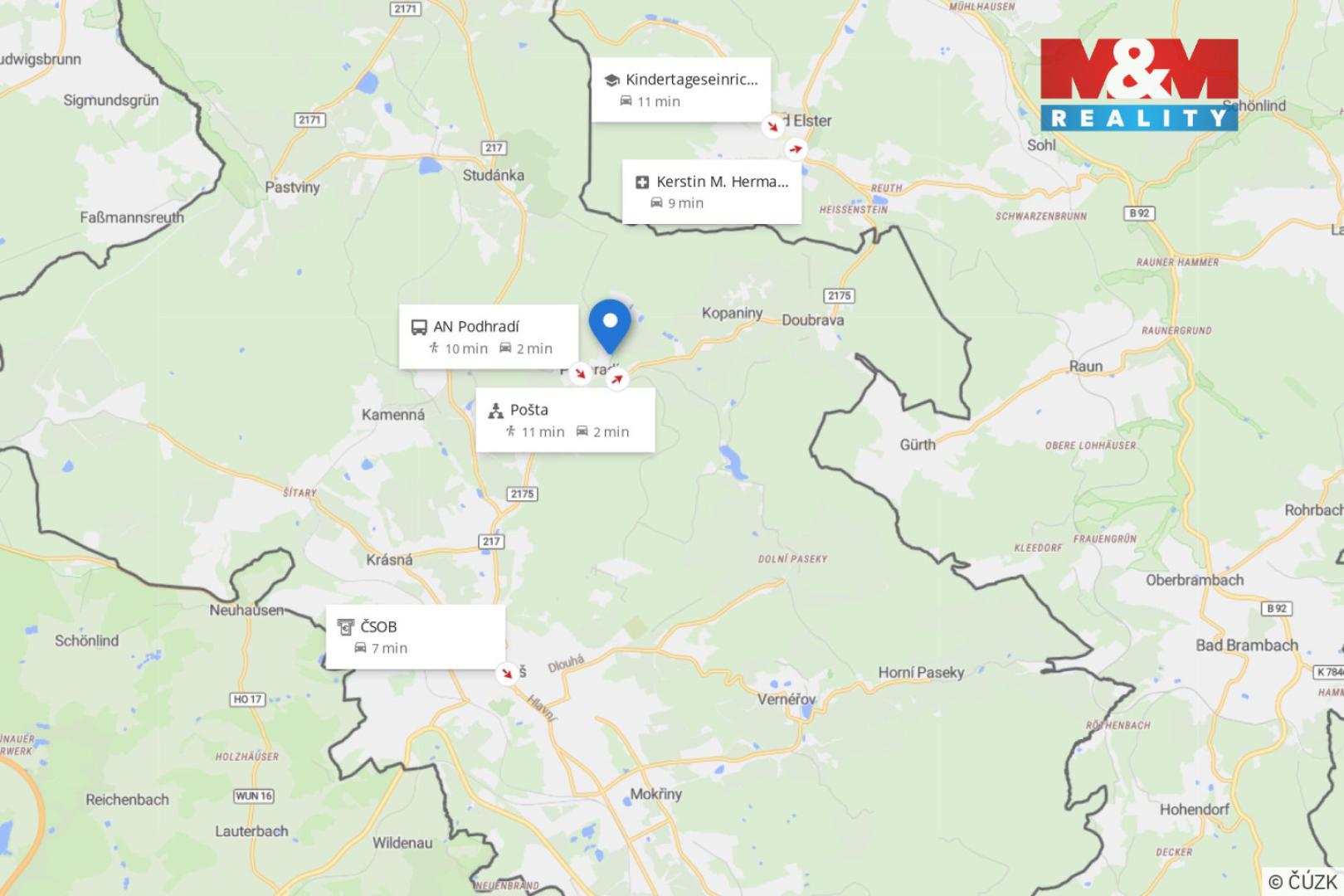 Prodej stavební parcely Podhradí 2 311 550 Kč, foto 11