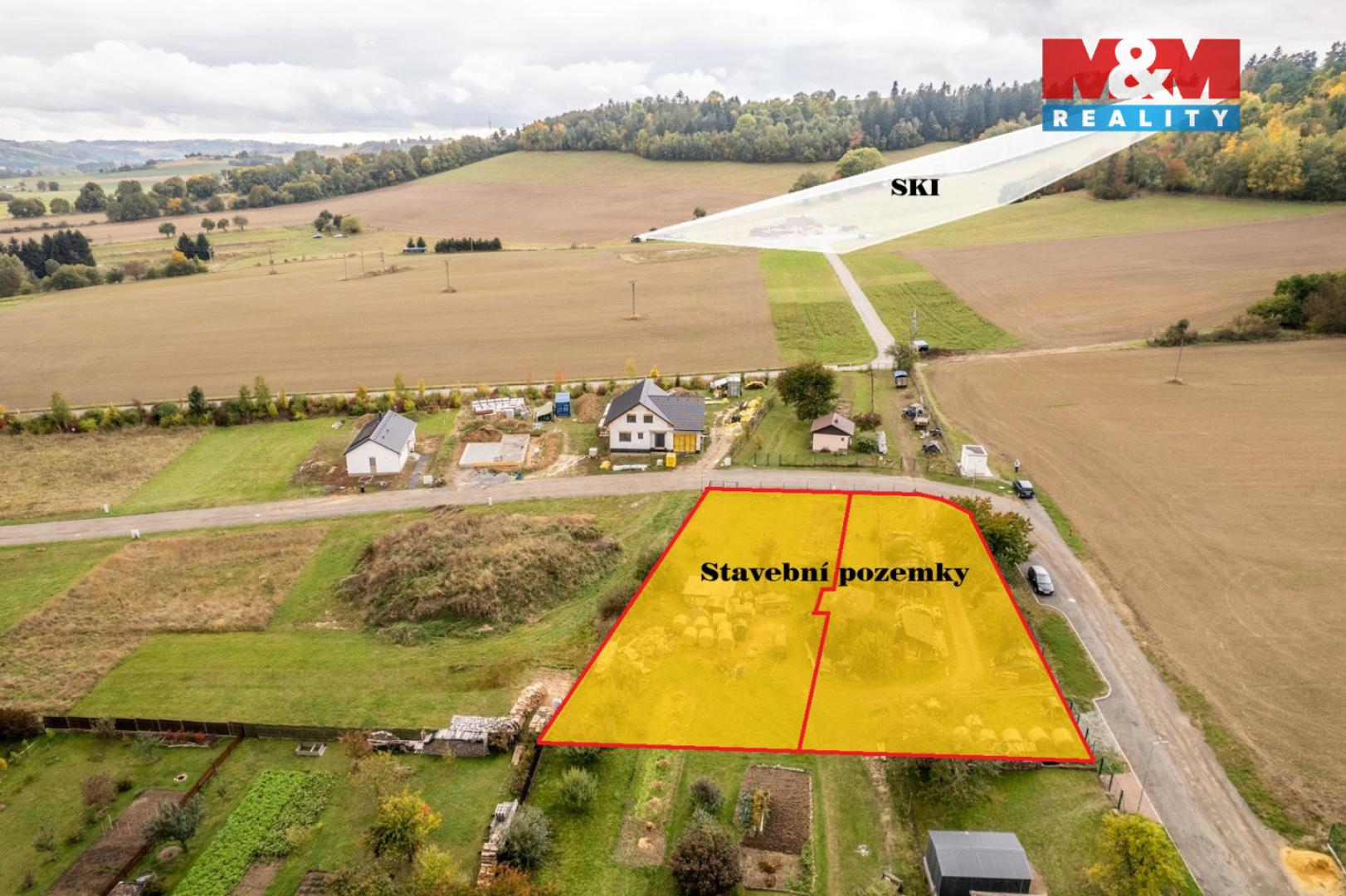 Prodej stavební parcely Olešnice 2 180 000 Kč, foto 3