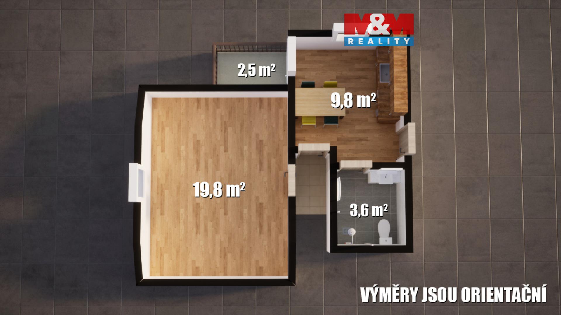 Pronájem bytu 1+kk a garsoniéry Plazy 15 000 Kč za měsíc, foto 1