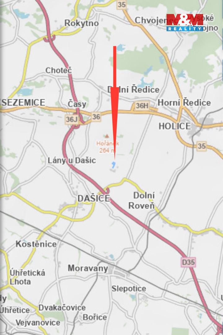 Prodej zemědělské půdy Dolní Roveň 1 145 000 Kč, foto 6