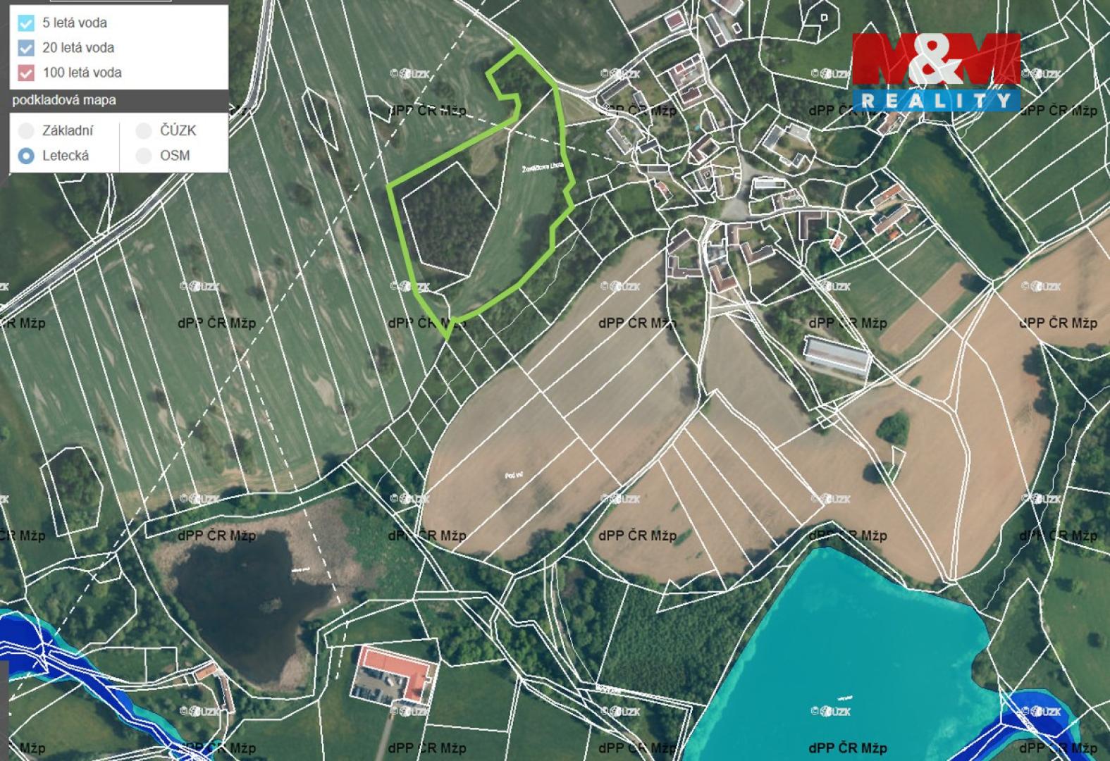 Prodej zemědělské půdy Petrovice 1 130 000 Kč, foto 6