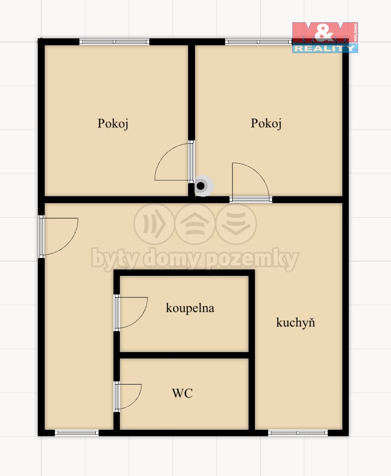 Prodej bytu 3+1, 75 m² Častolovice (okres Rychnov nad Kněžnou), U Konopáče, obrázek 8