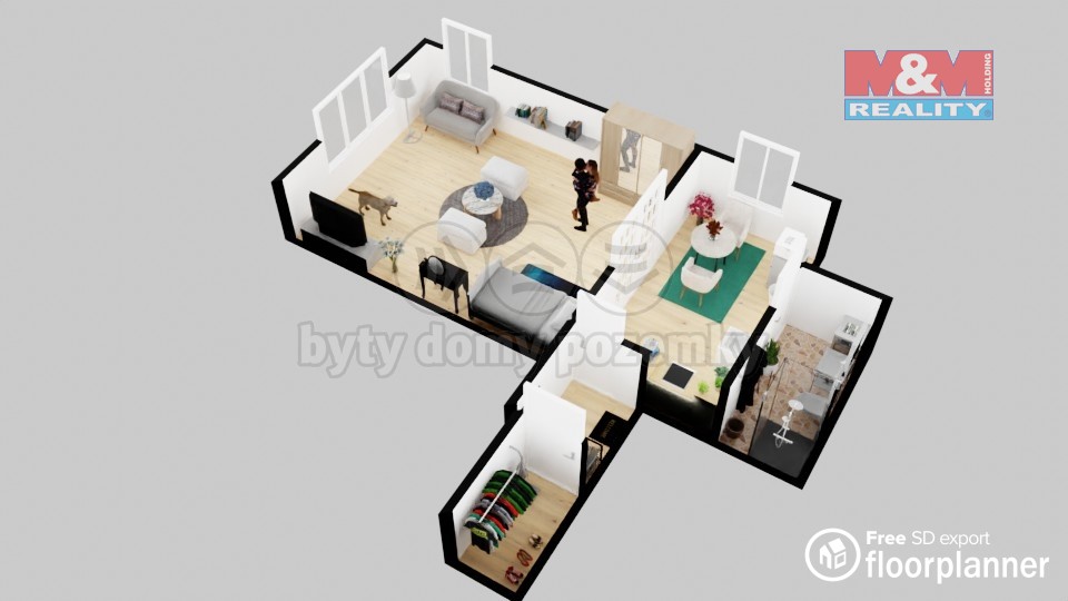 Prodej bytu 2+kk, 48 m² Svitavy, Předměstí, Nádražní, obrázek 4
