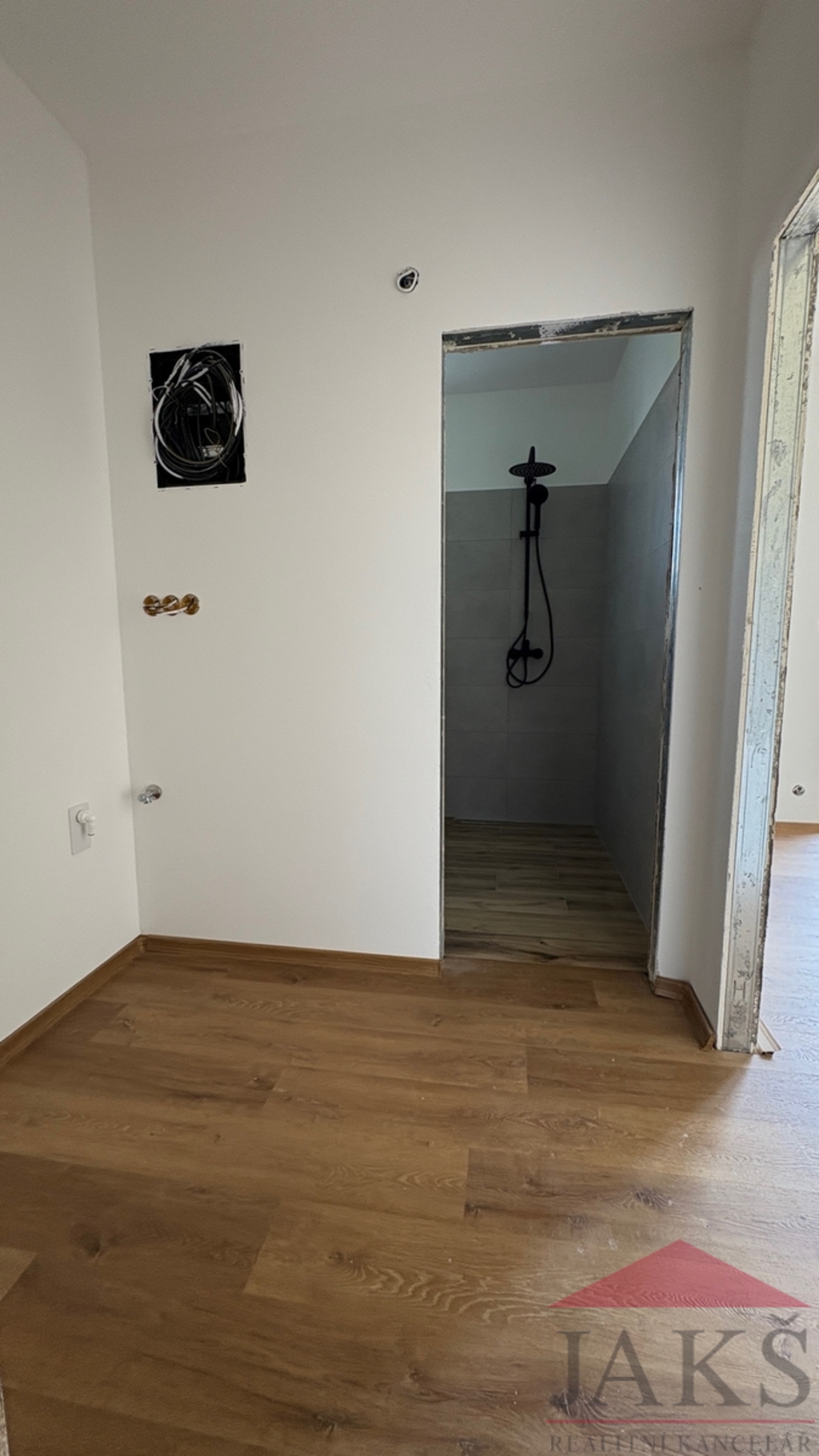 aktuální stav rozestavěné bytové jednotky