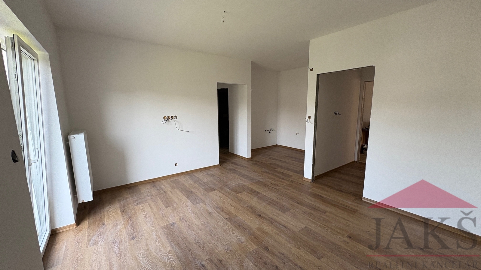 aktuální stav rozestavěné bytové jednotky