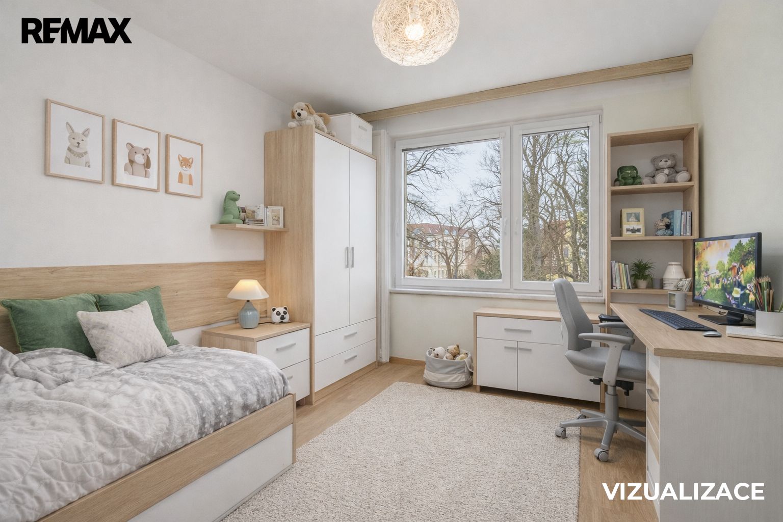 Dětský pokoj – vizualizace