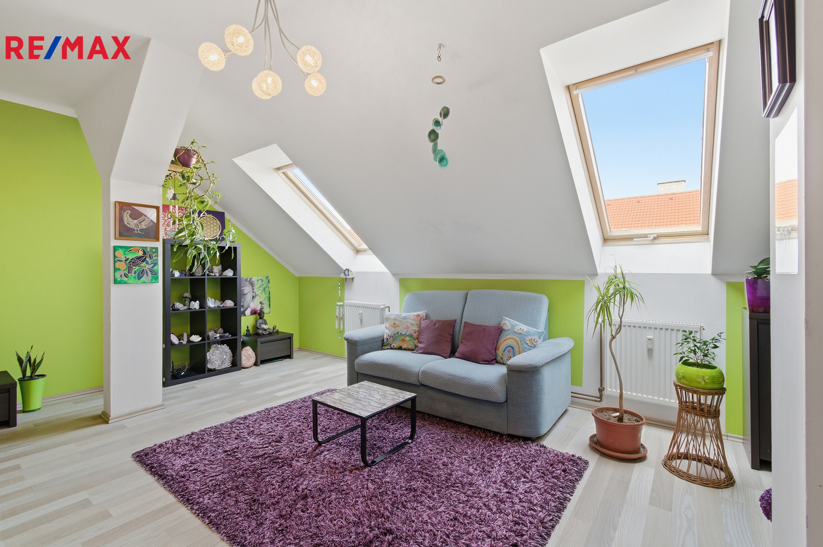 Obývací pokoj s kuchyňským koutem