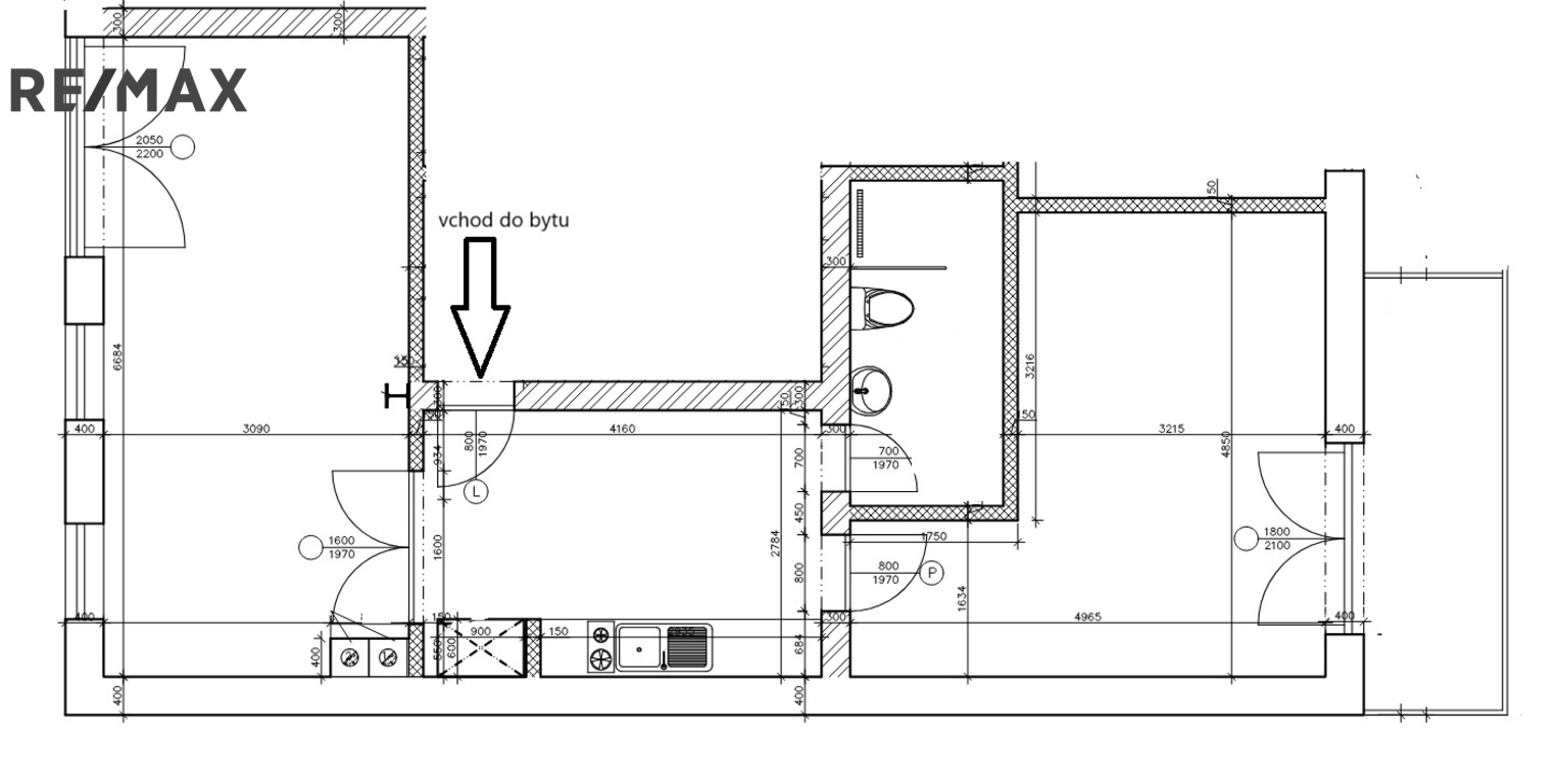 Orientační půdorys bytu