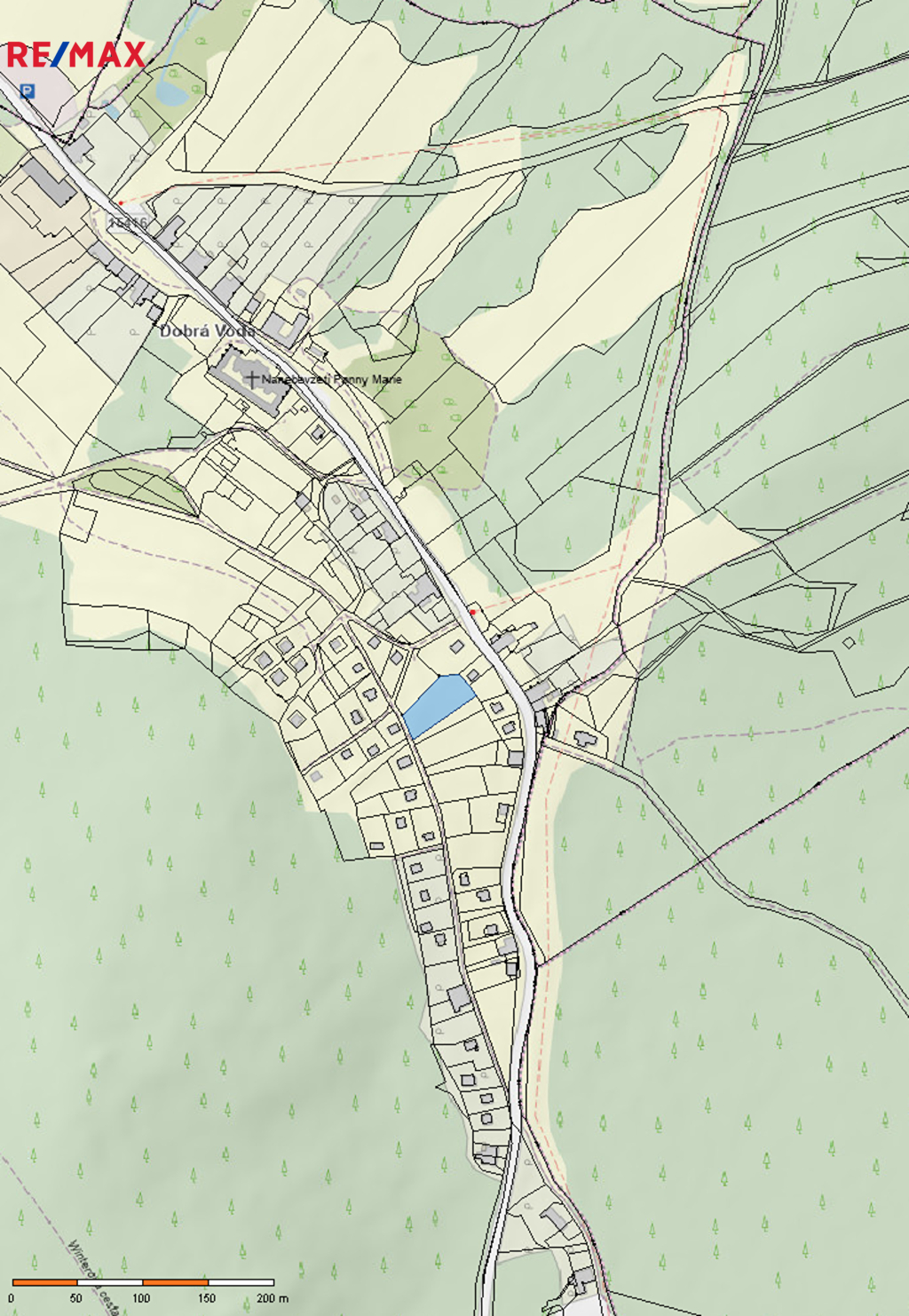 katastrální mapa