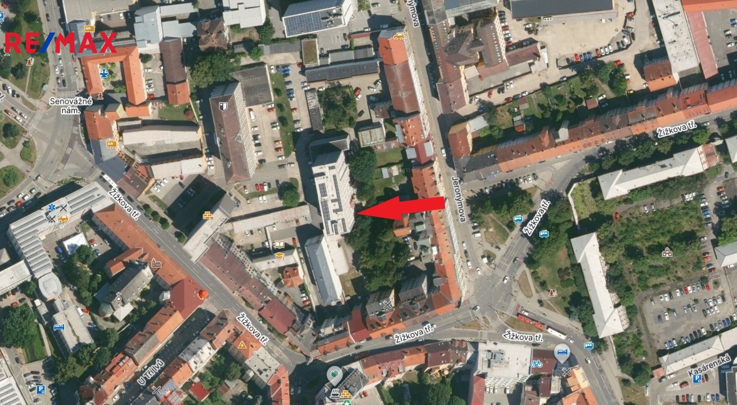 letecká mapa