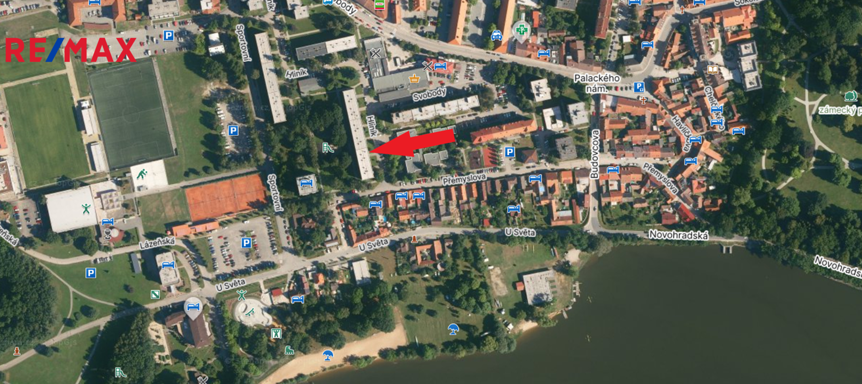 letecká mapa