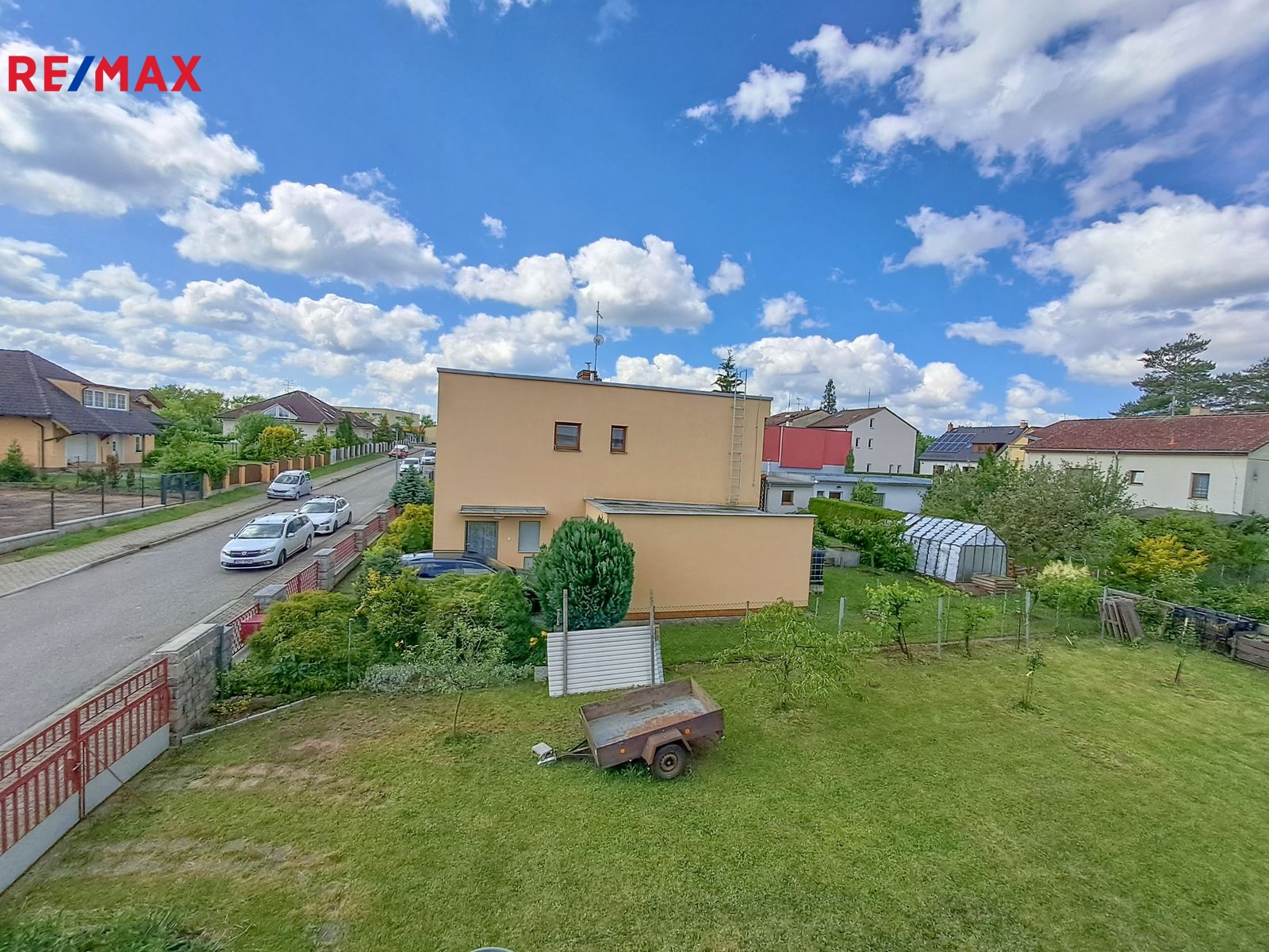 výhled z balkonu