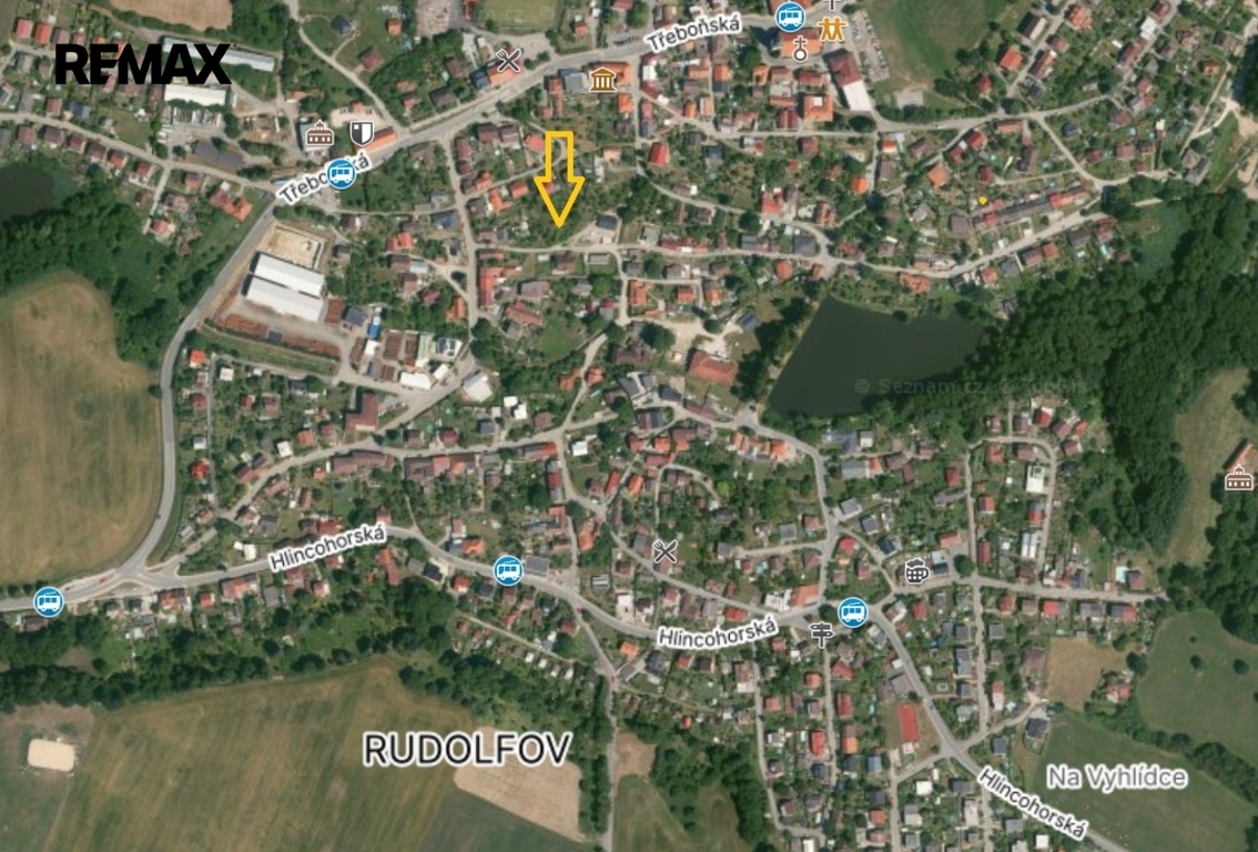 mapa umístění v obci