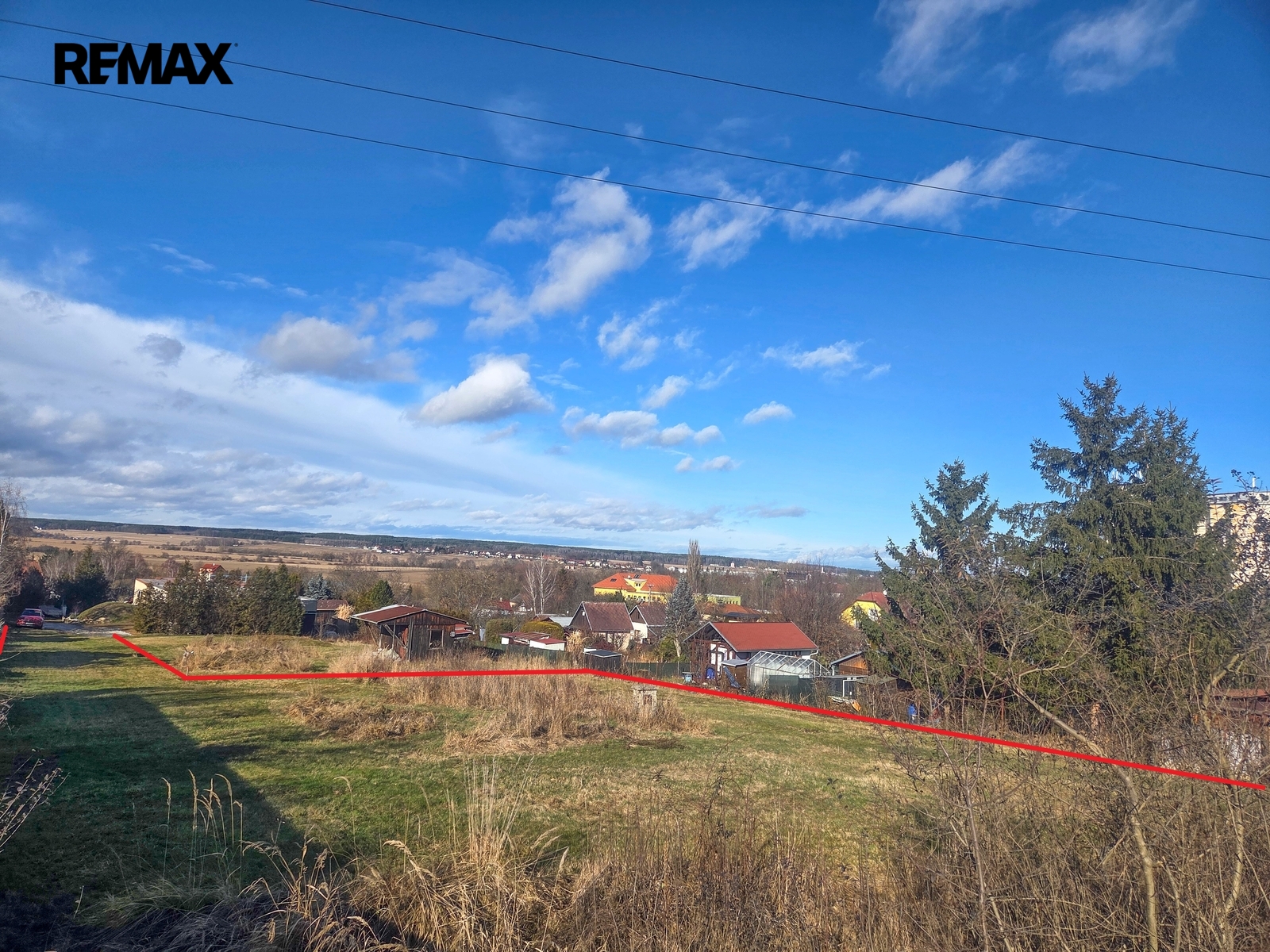 pozemek pohled od východu