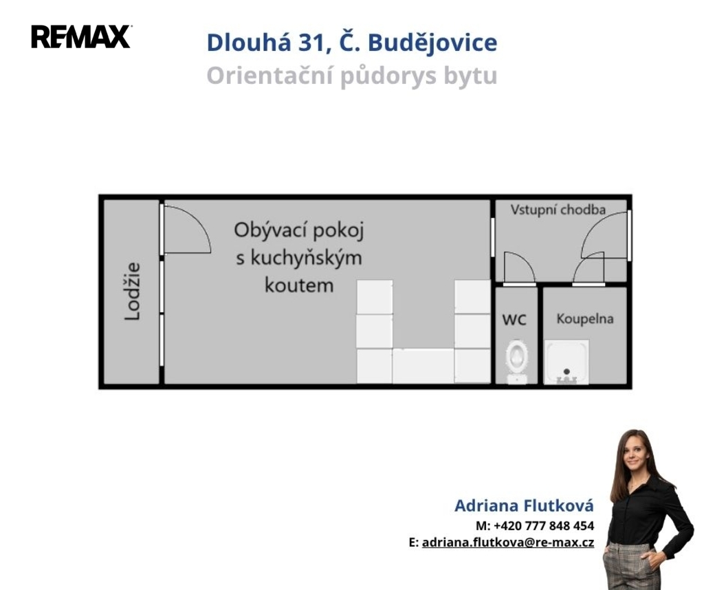 Orientační půdorys bytu