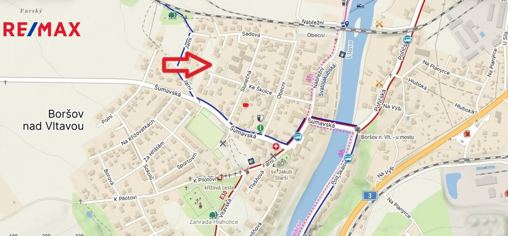 vyznačení umístění