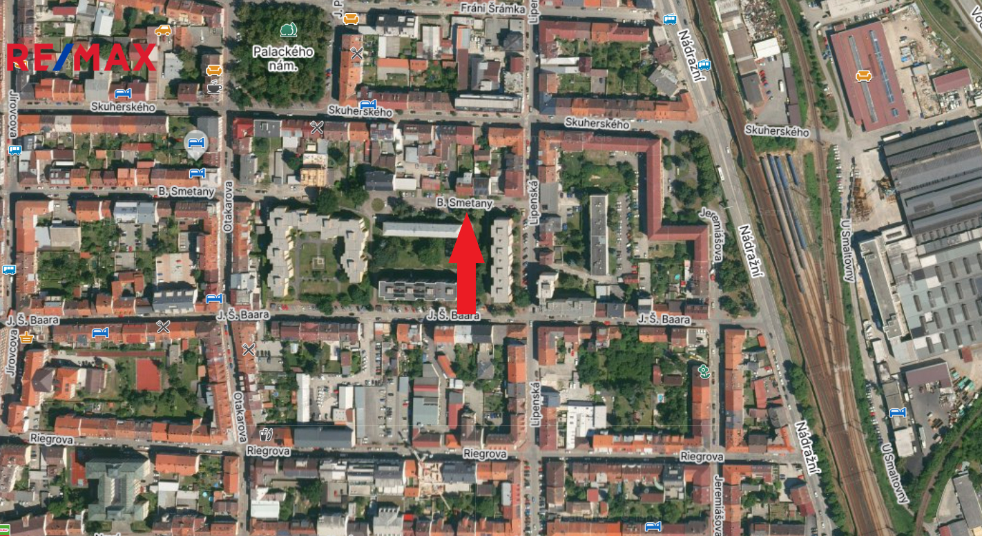 letecká mapa