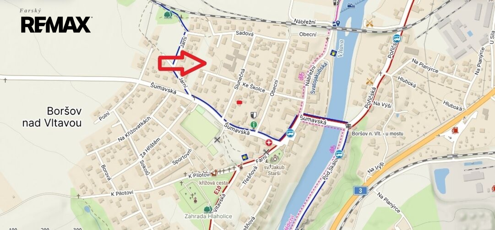 vyznačení umístění