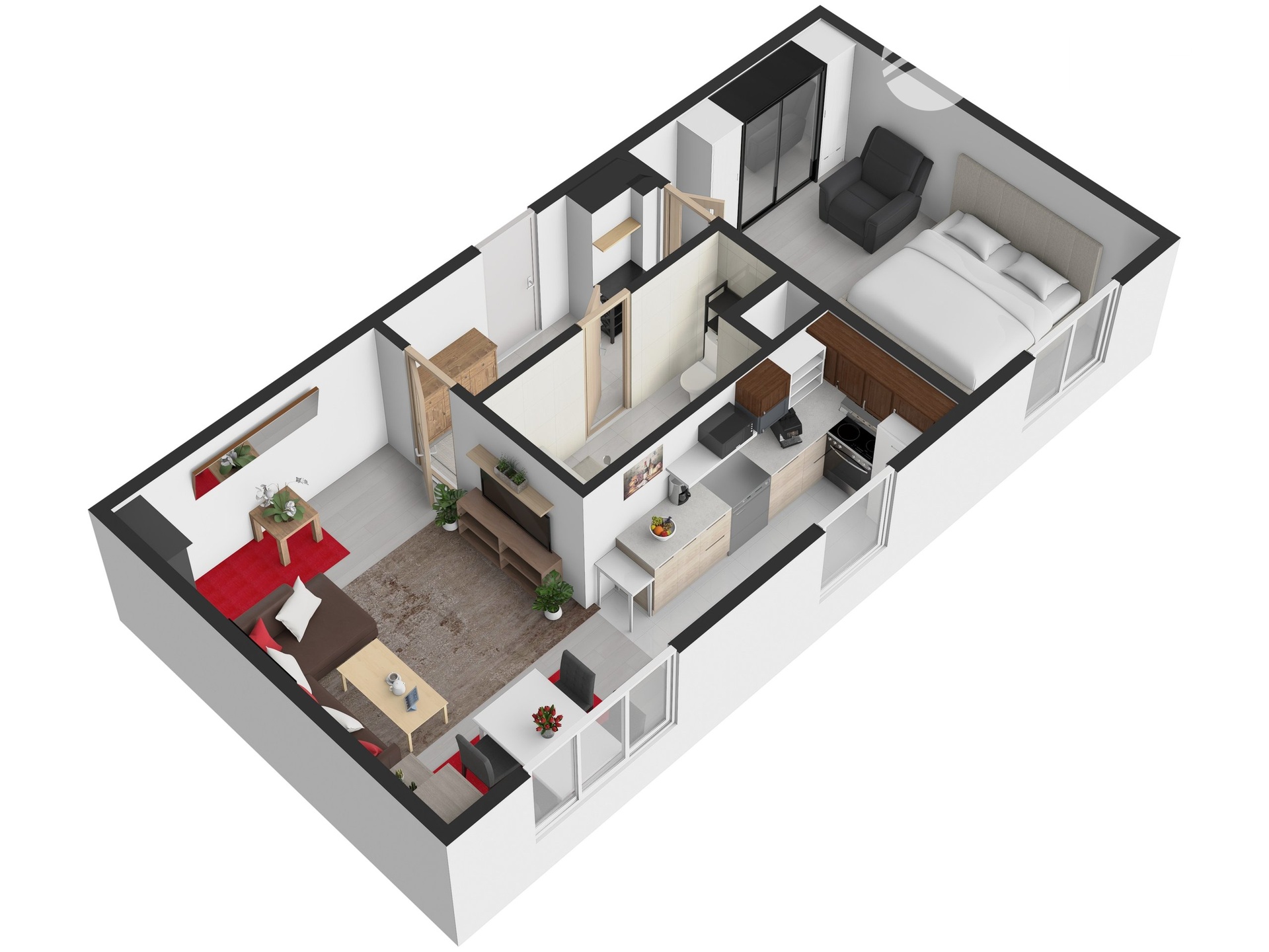6601-Byt 2+1, Mongolaská 143020, Ostrava-Poruba 3Db