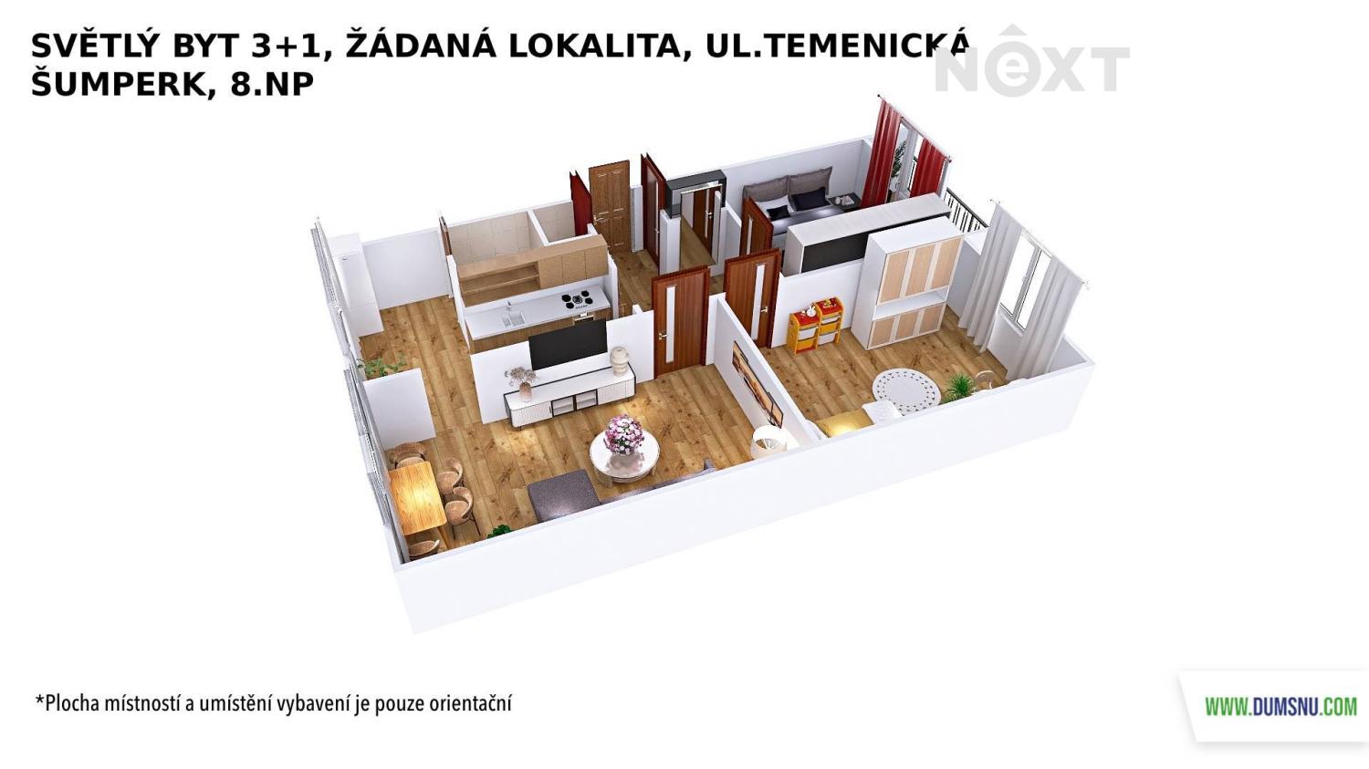 Prodej bytu 3+1 Šumperk 3 690 000 Kč, foto 24