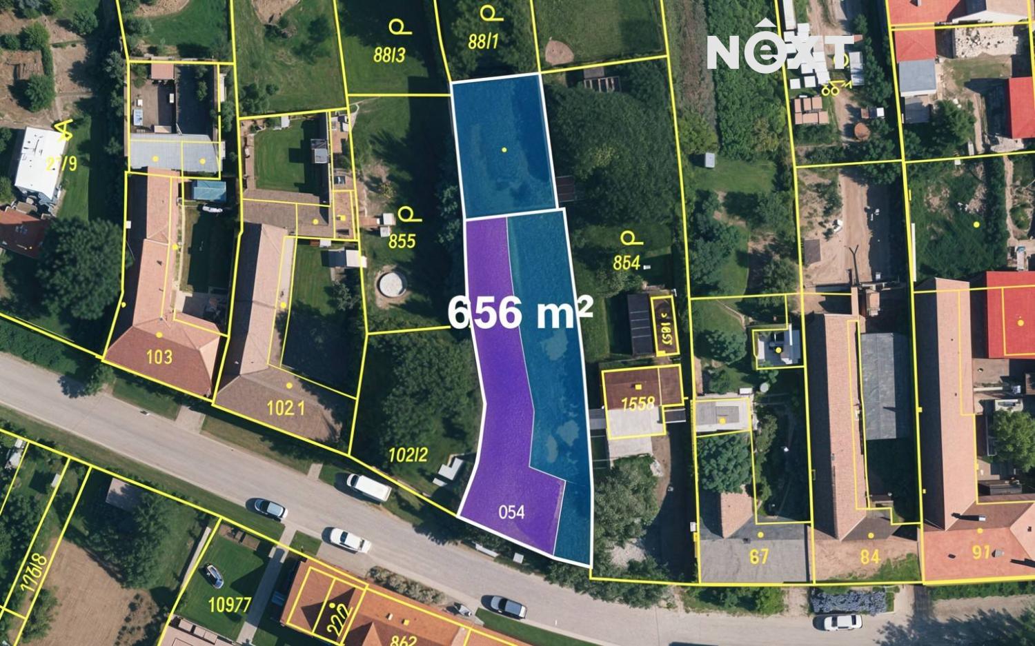 rd-dyjakovice-katastralni-mapa-ohraniceni-pozemku.