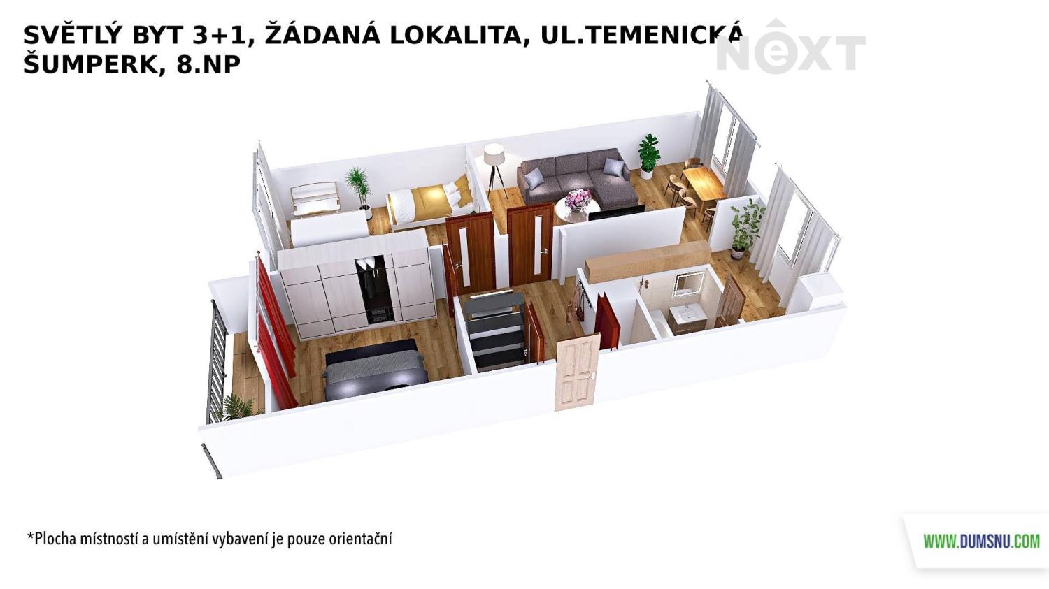 Prodej bytu 3+1 Šumperk 3 690 000 Kč, foto 22