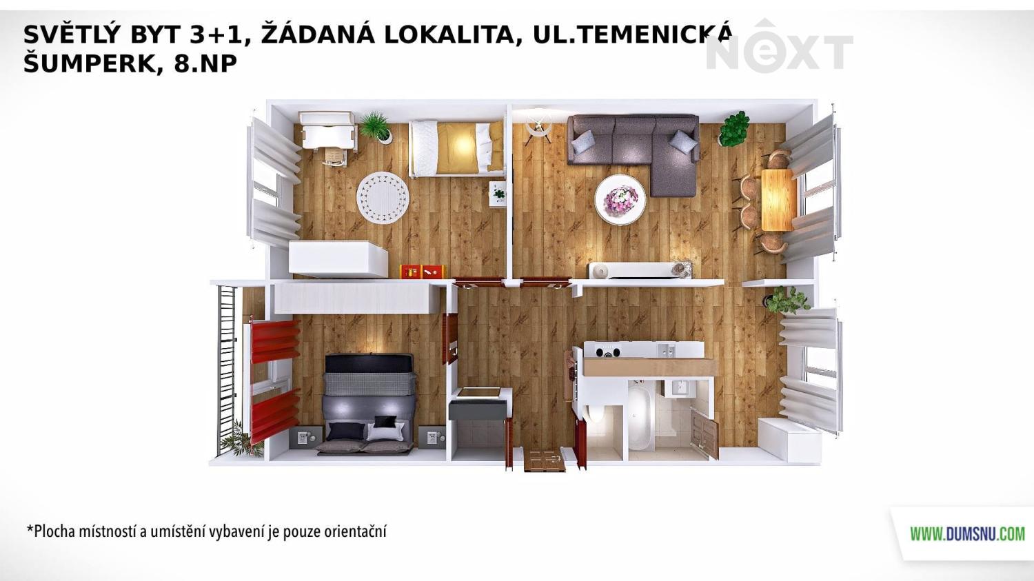 Prodej bytu 3+1 Šumperk 3 690 000 Kč, foto 21