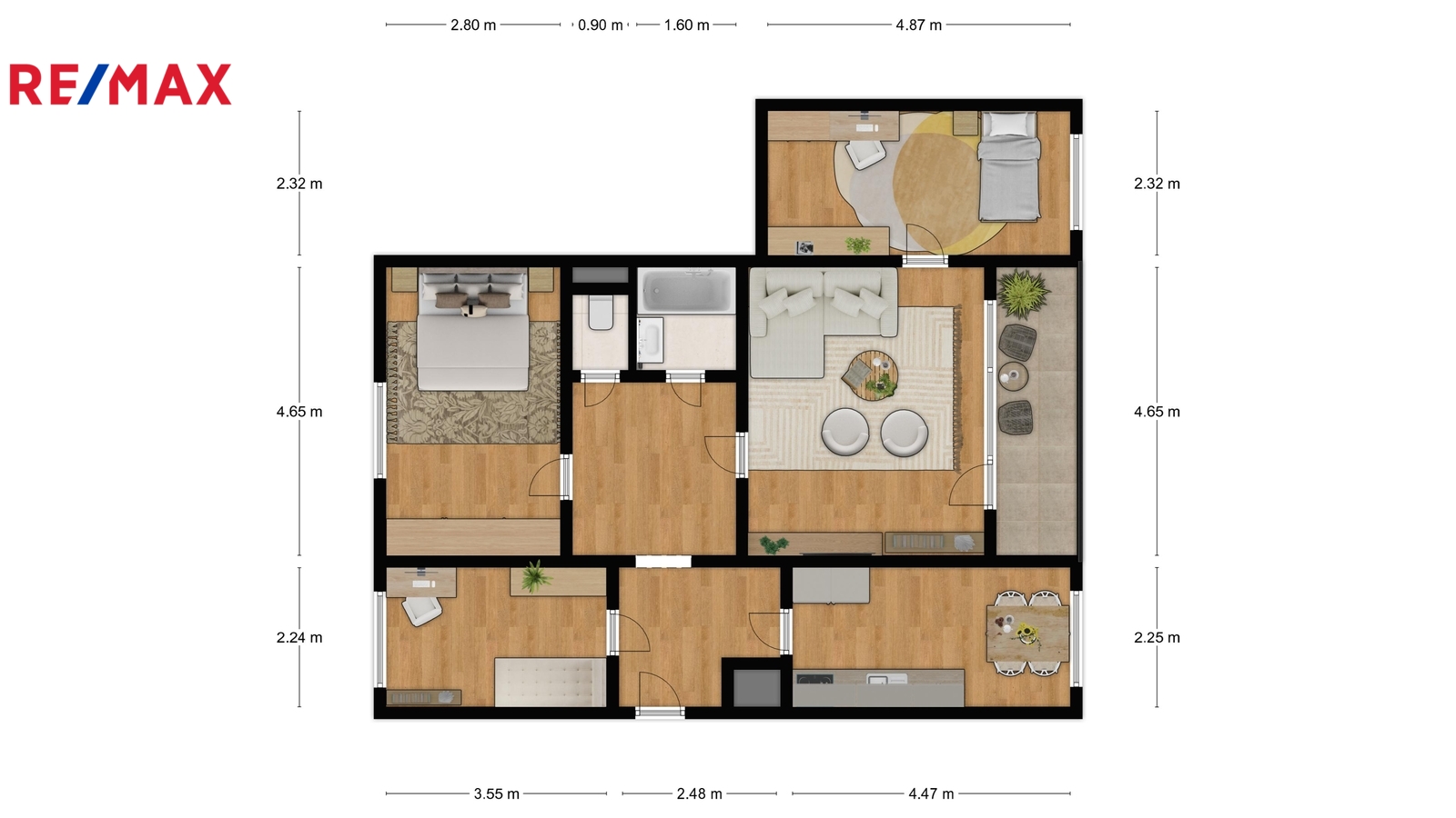 Severovýchodní pokoj