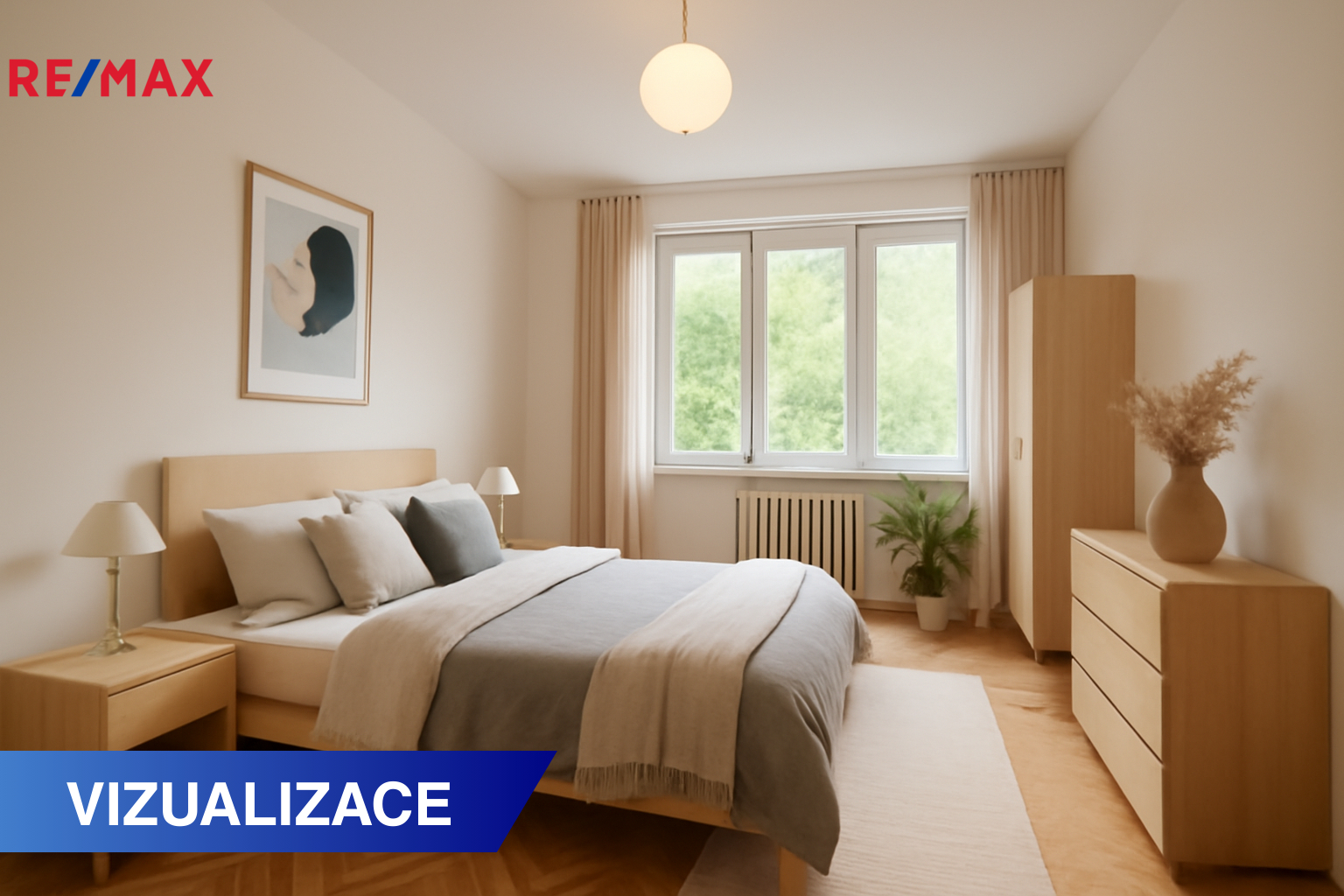 Ložnice - vizualizace