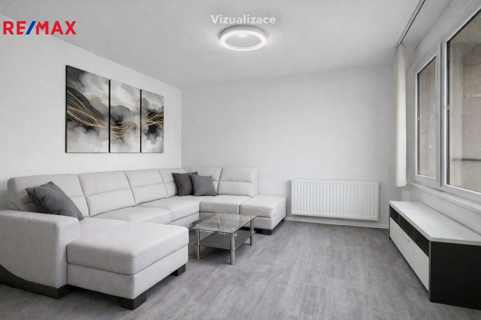 obývací pokoj vizualizace