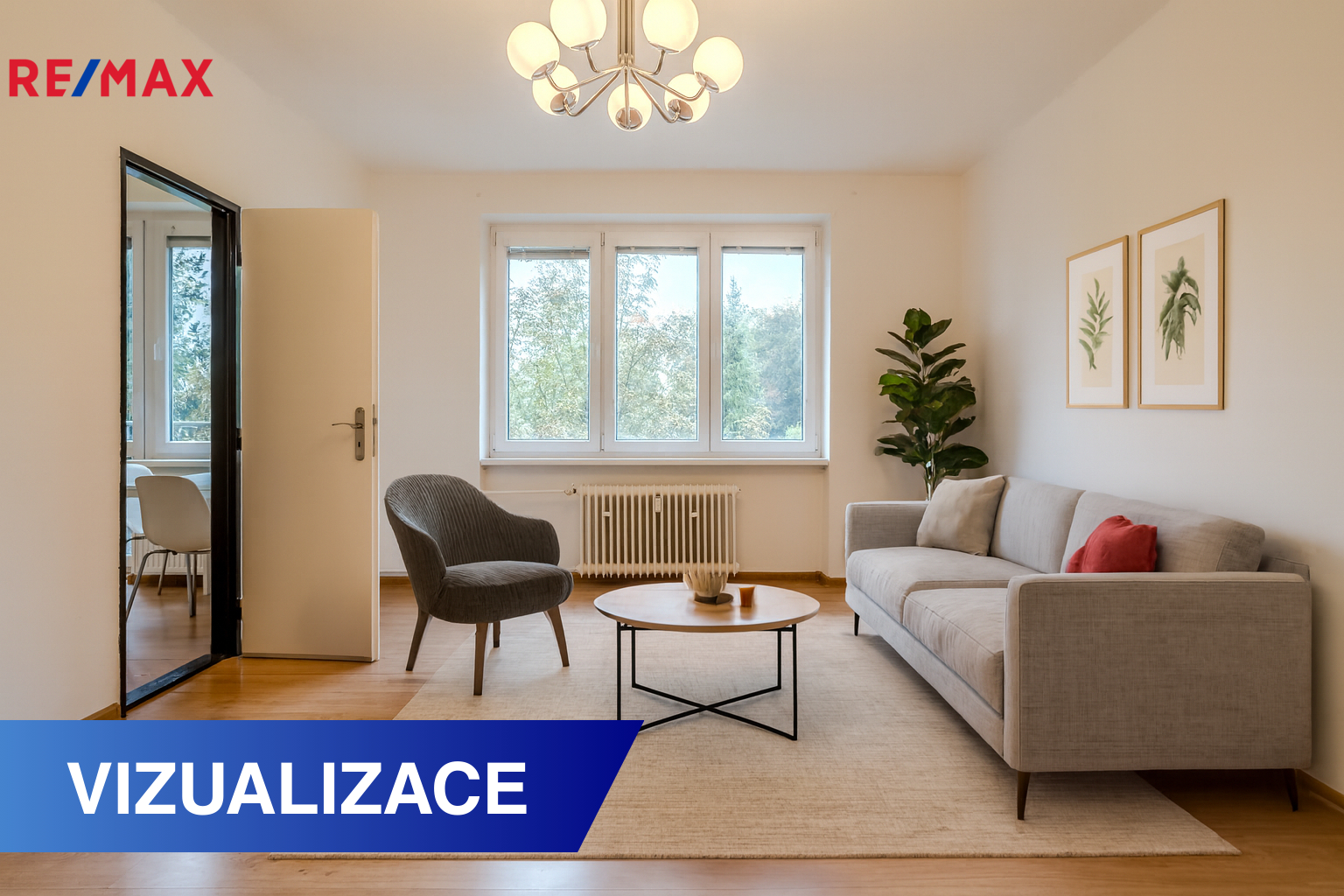 Obývací pokoj - vizualizace