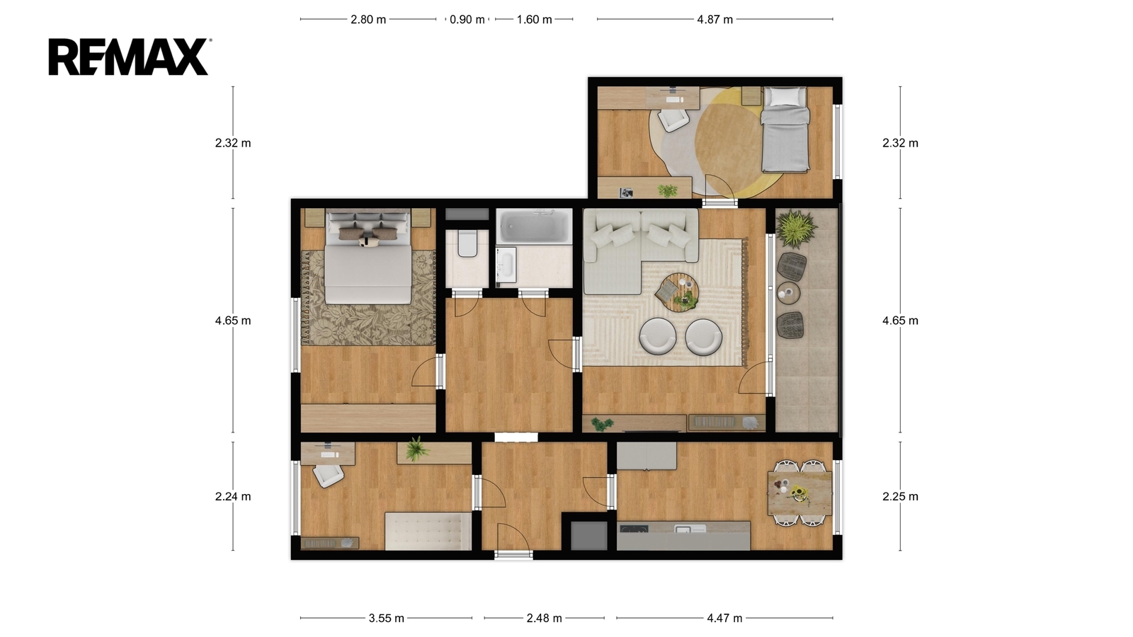 Severovýchodní pokoj