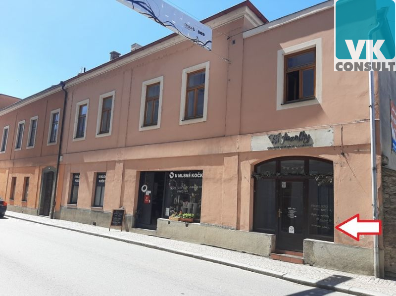 Pronájem - obchodní prostor 15 m2 v centru města Litomyšl