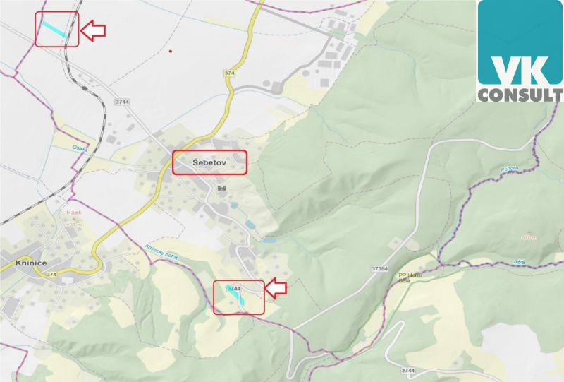 Šebetov - prodej hospodářských pozemků 10 702 m2 