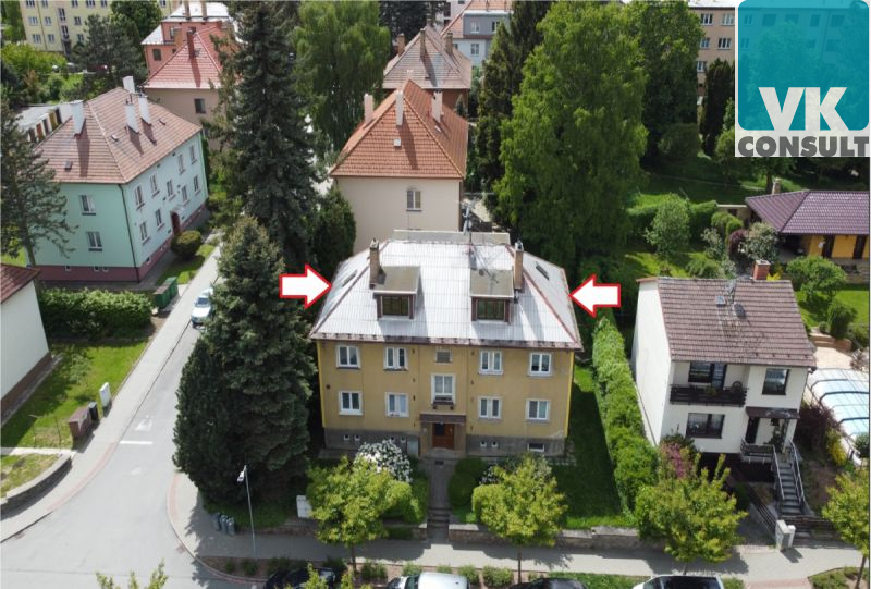 Prodej bytu 2+1(98 m2) v podkroví na 9. května v L