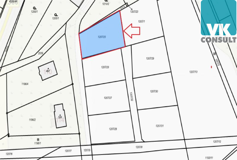 Prodej pozemku 847 m2 k bydlení v Litomyšli - Pohodlí 