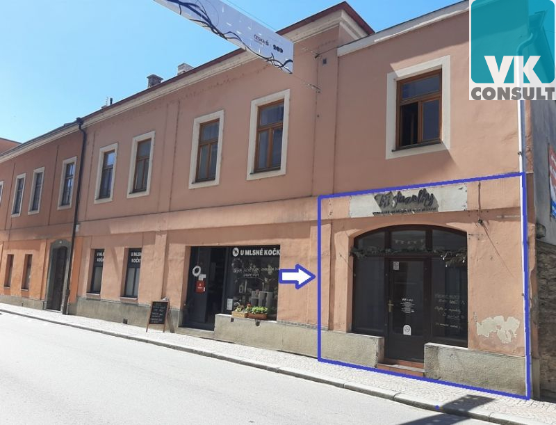 Prodej - obchodní prostor 15 m2 v centru města Litomyšl