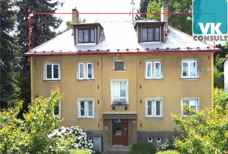 Prodej bytu 2+1(98 m2) v podkroví na 9. května v L