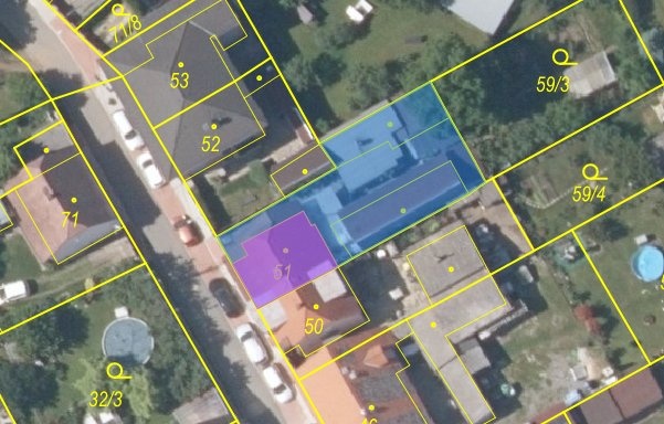 katastrální mapa