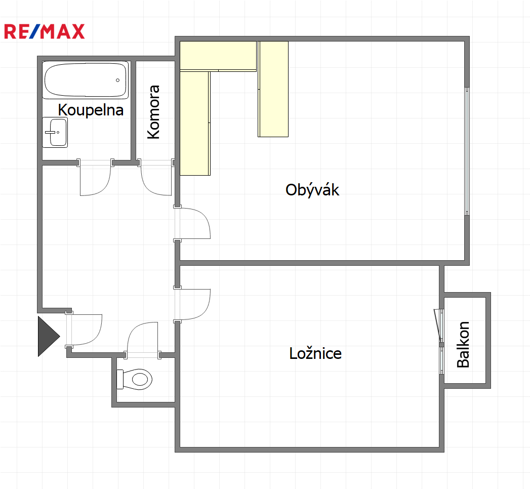 Půdorys bytu