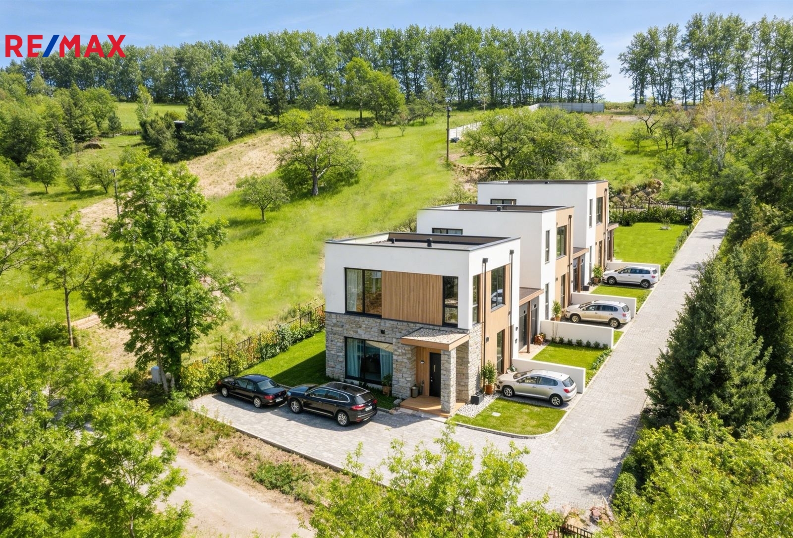 Vizualizace výstavby řadových  domů